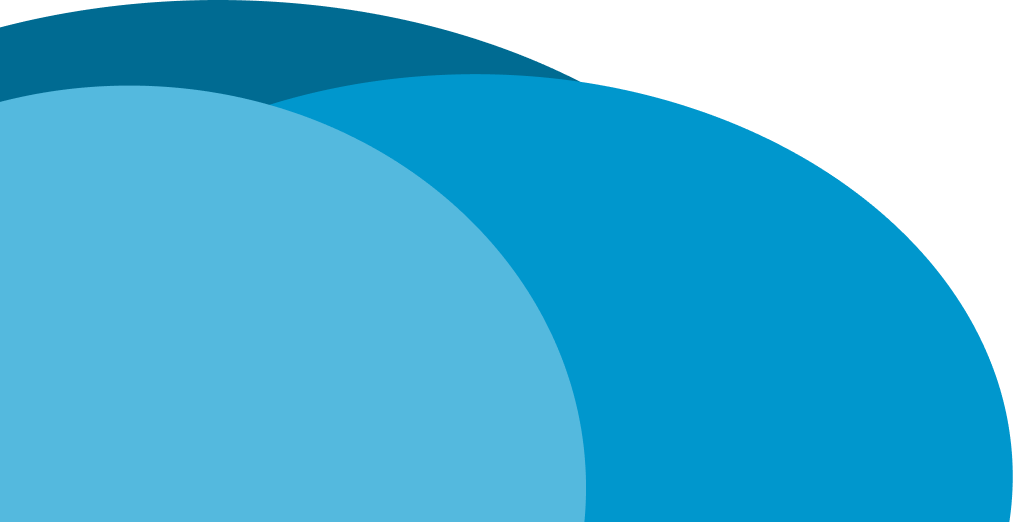 Blue decorative circles